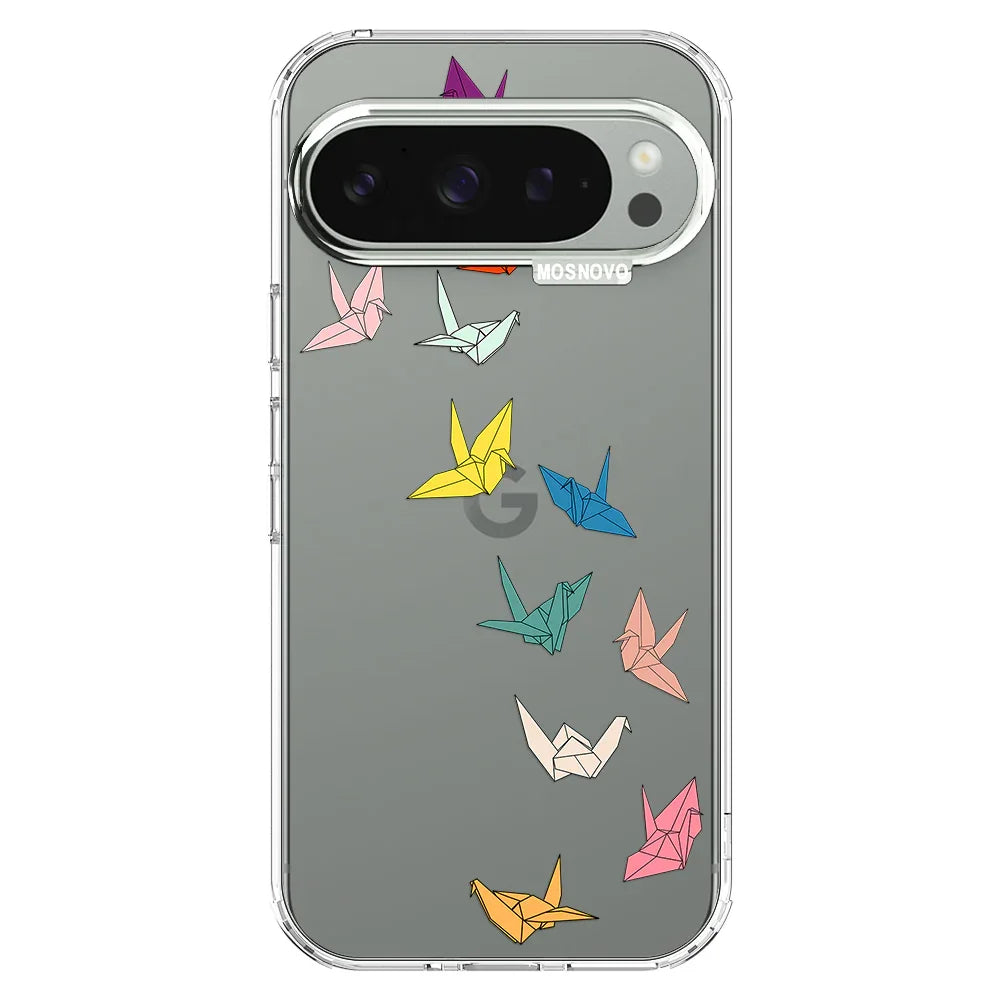 Paper Crane Phone Case - Google Pixel 9 Pro Case Clear