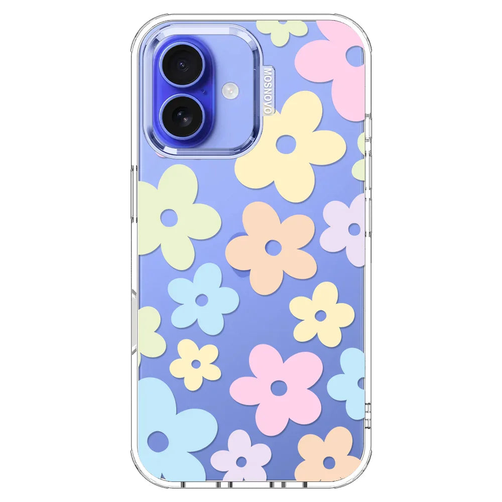 Pastel Flower Phone Case - iPhone 16 Case Pastel Flower Phone Case - iPhone 16 Case