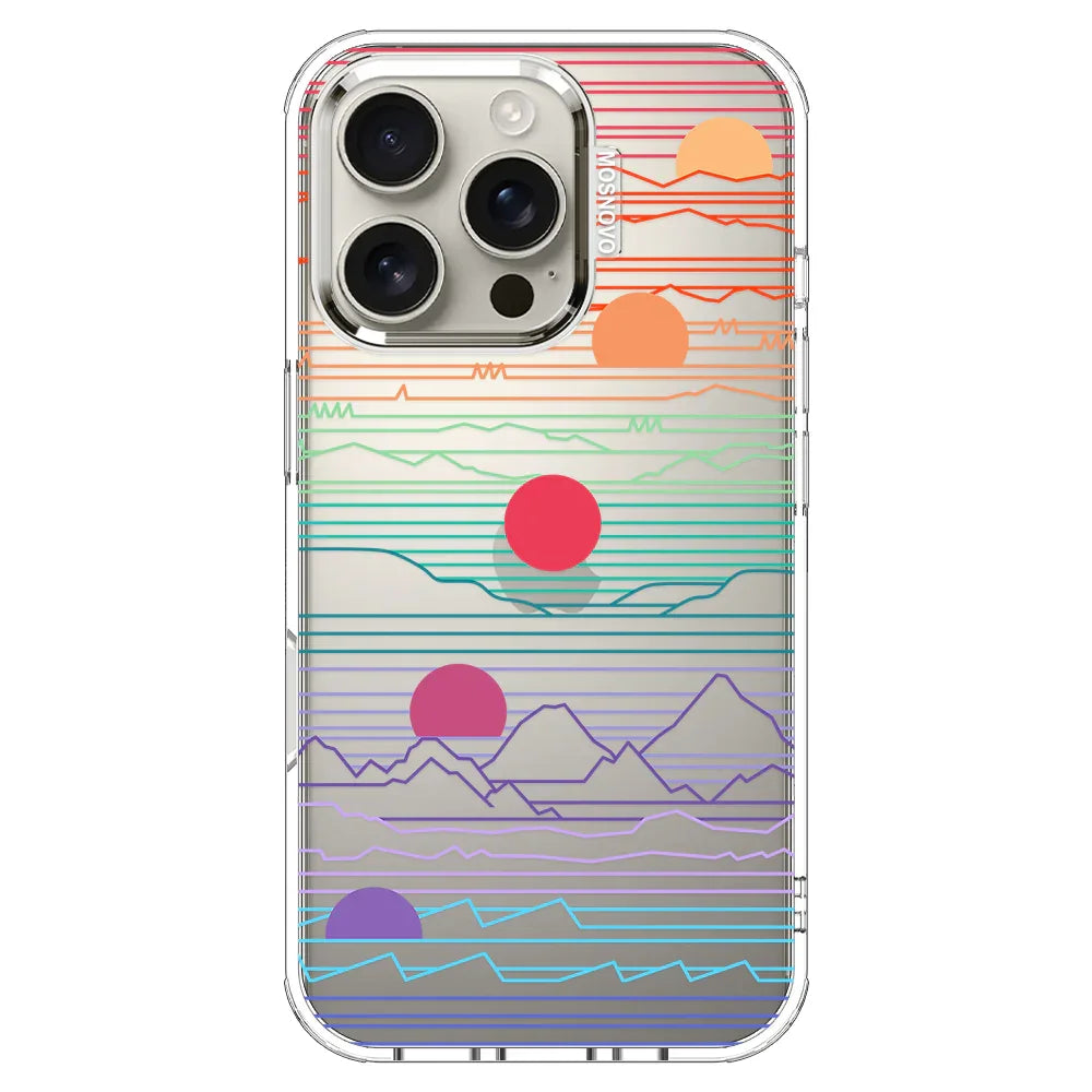 Sunrise and Sunset Phone Case - iPhone 16 Pro Case Clear