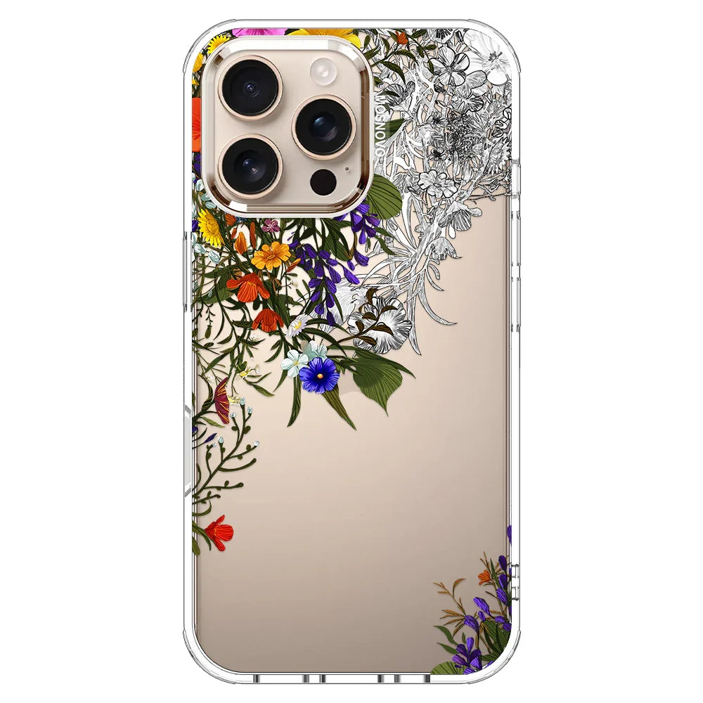 Spring Meadow Phone Case - iPhone 16 Pro Max Case Clear