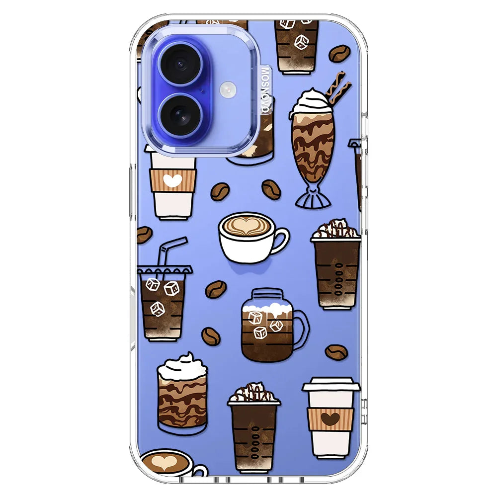 Coffee Phone Case - iPhone 16 Case Clear