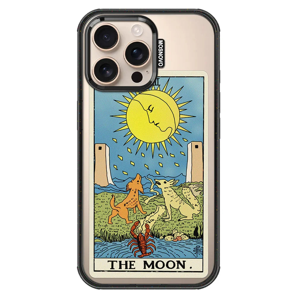 The Moon Phone Case - iPhone 16 Pro Max Case Clear Black ShockStone