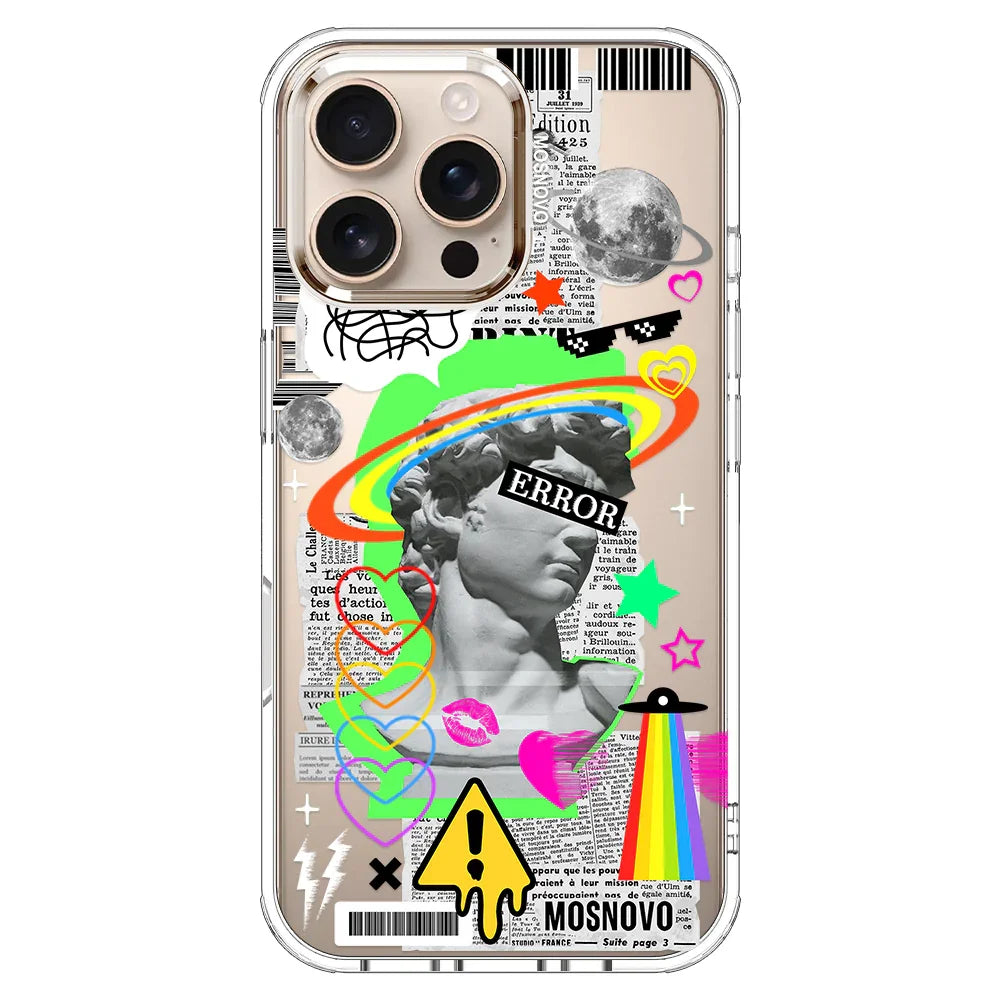 Error Statue Art Phone Case - iPhone 16 Pro Max Case Clear