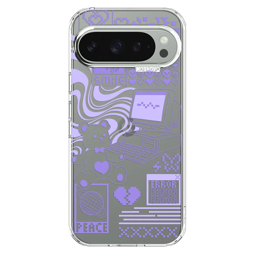 Y2K Aesthetic Phone Case - Google Pixel 9 Pro Case Clear