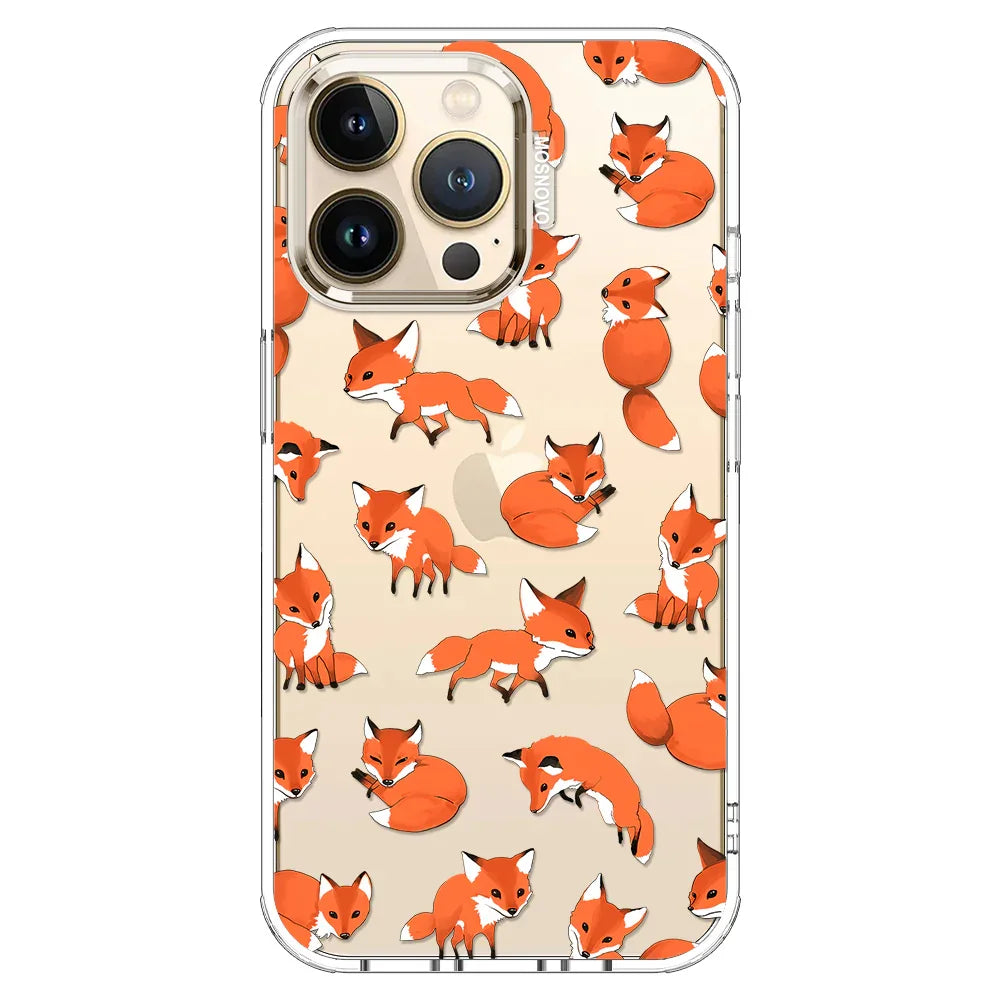 Fox Phone Case - iPhone 13 Pro Case Clear