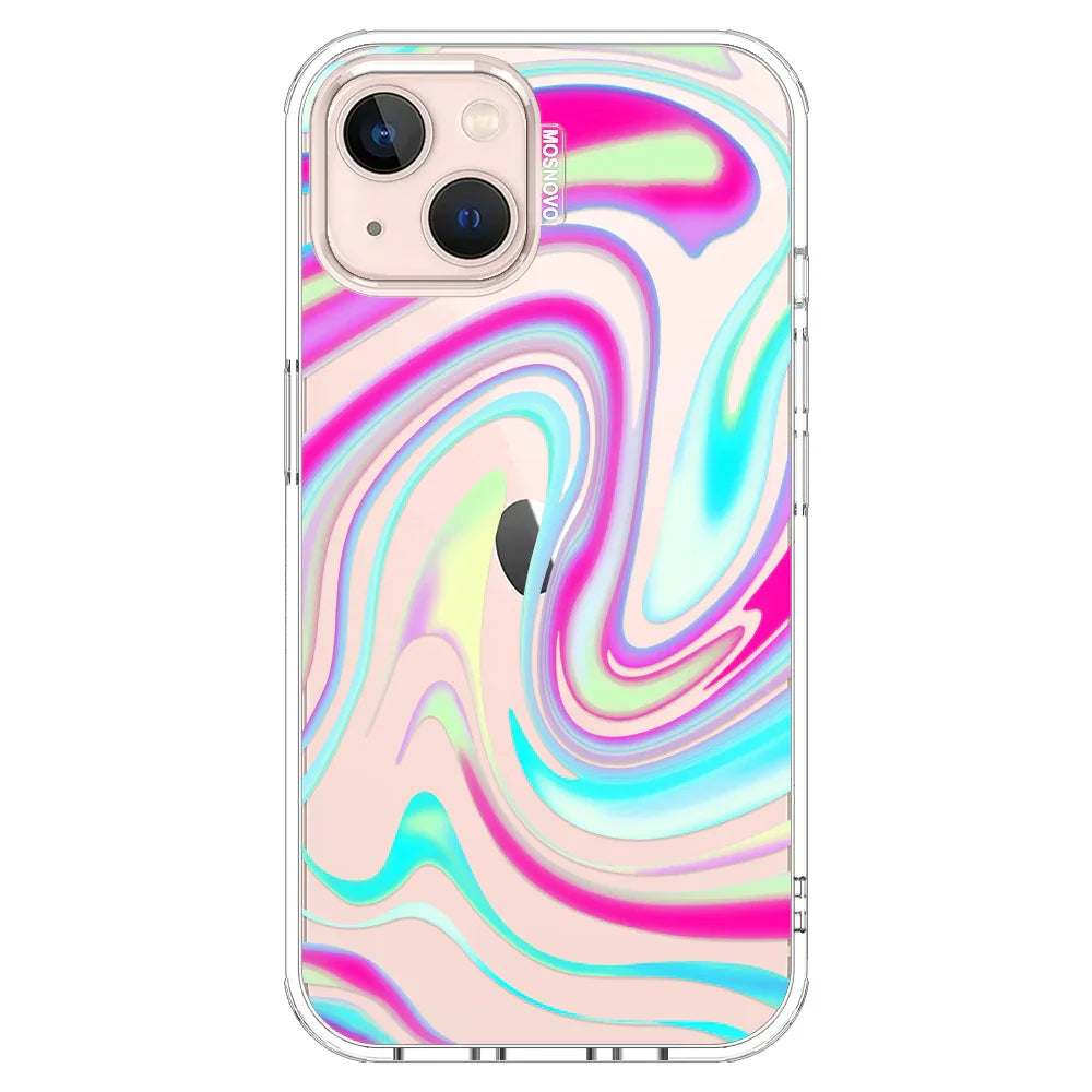 Psychedelic Swirls Phone Case - iPhone 13 Case Clear