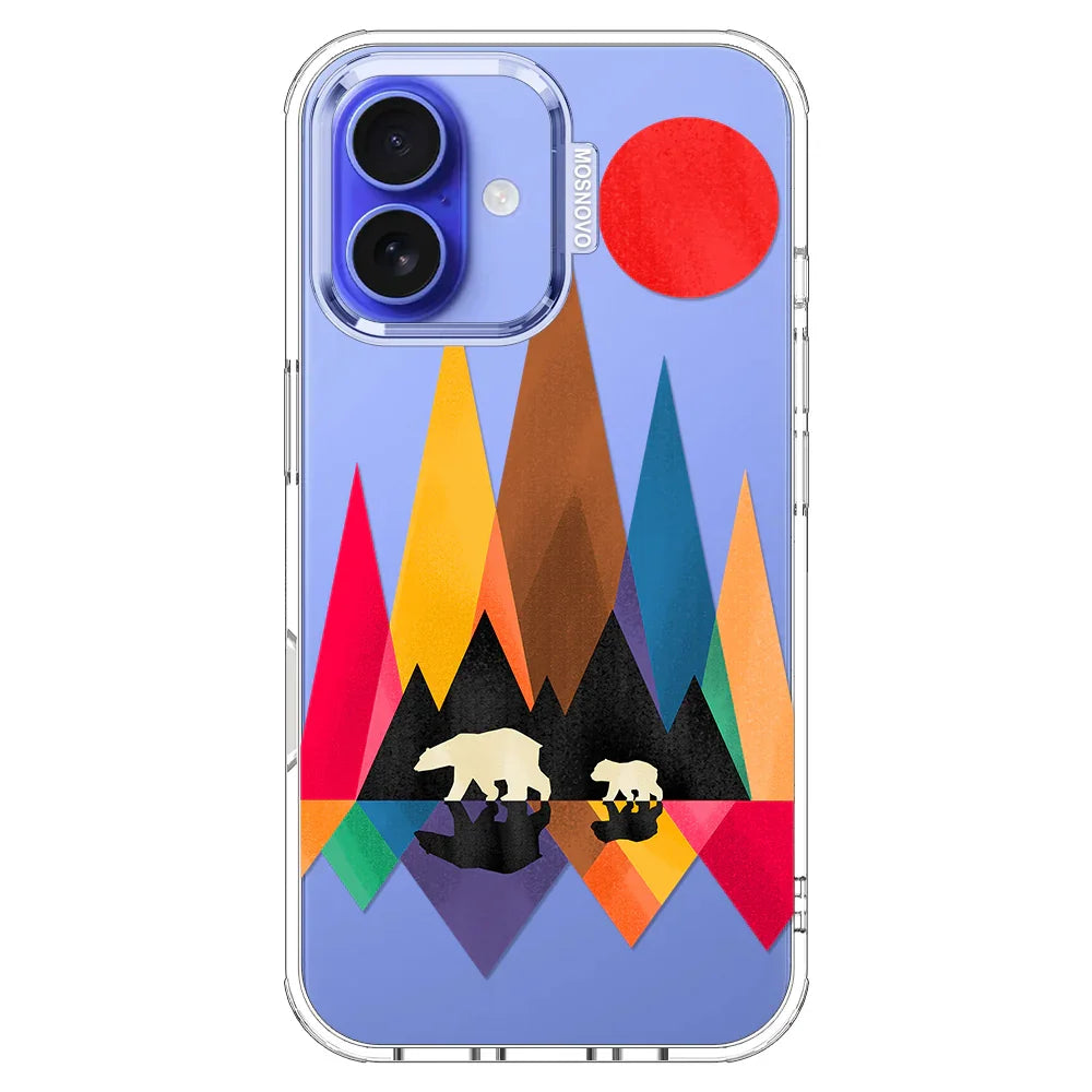 Mama Bear Phone Case - iPhone 16 Plus Case Clear