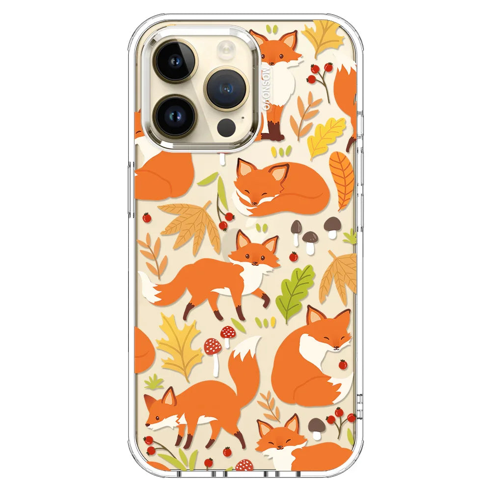Autumn Fox Phone Case - iPhone 14 Pro Max Case Clear