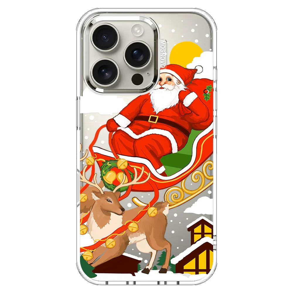 Santa Claus Phone Case - iPhone 16 Pro Case Clear