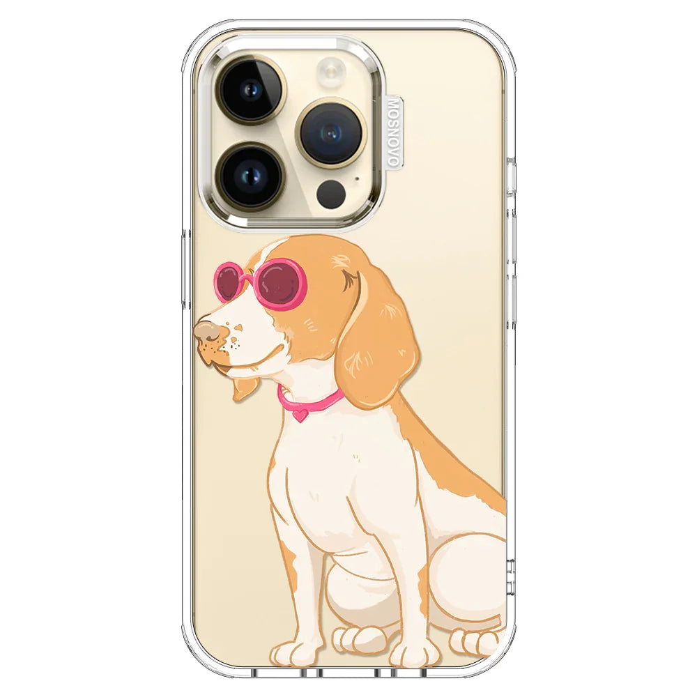 Cute Beagle Phone Case - iPhone 14 Pro Case Clear