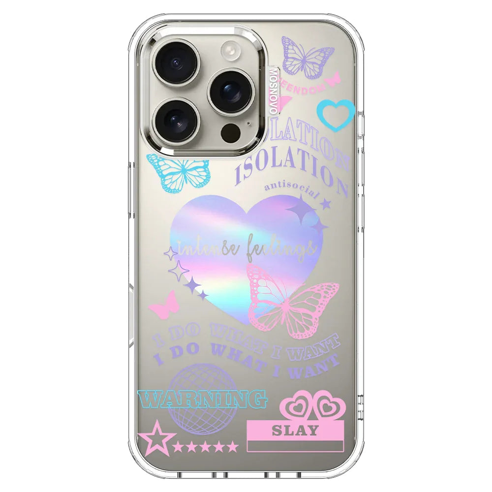 Intense Feeling Phone Case - iPhone 16 Pro Case Clear