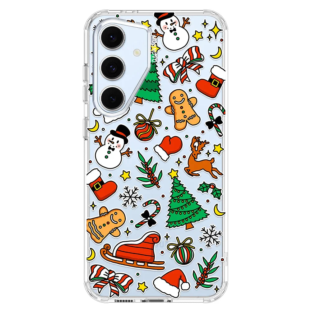 Christmas Decoration Phone Case - Samsung Galaxy S24 FE Case Clear