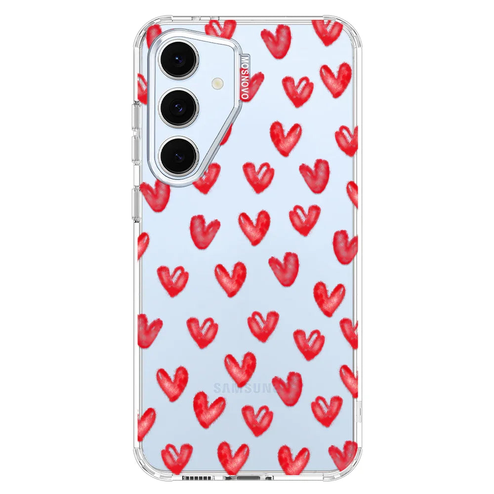 Cute Little Hearts Phone Case - Samsung Galaxy S24 FE Case MOSNOVO Cute Little Hearts Phone Case - Samsung Galaxy S24 FE Case MOSNOVO