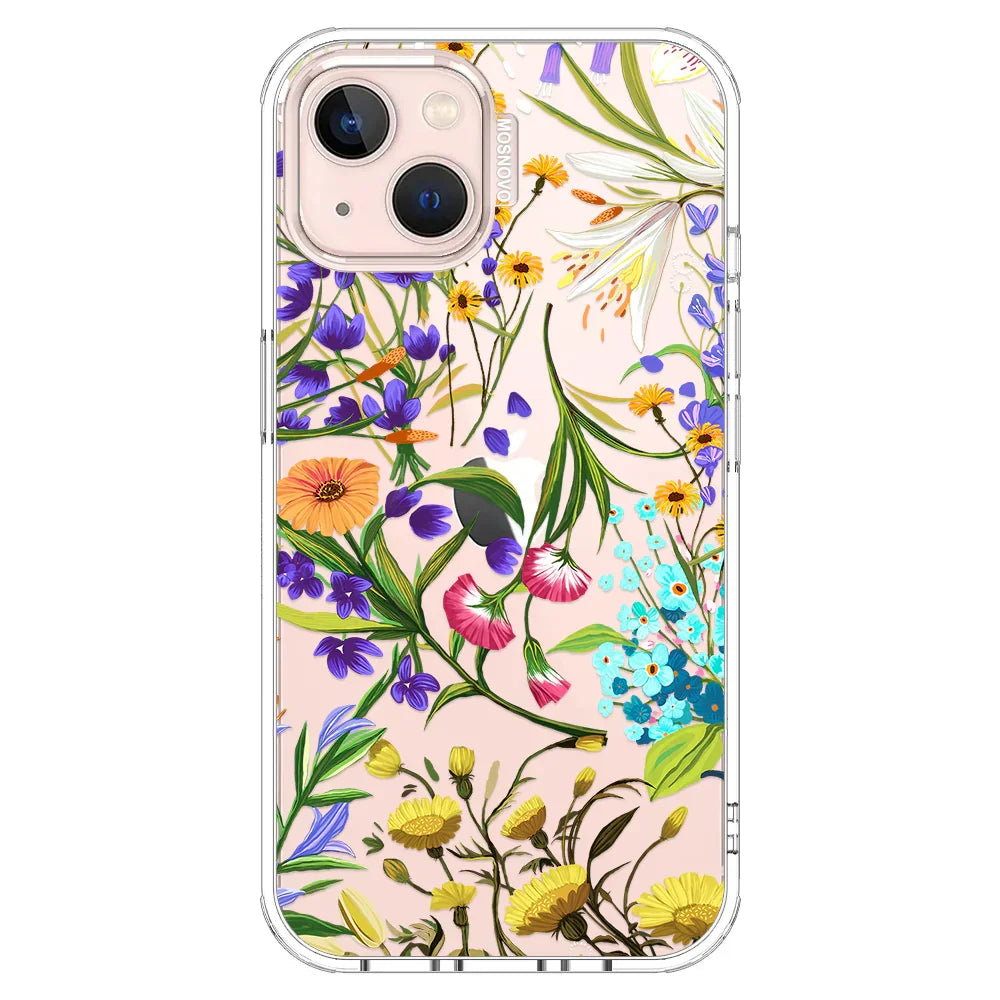 Summer Flower Holidays Phone Case - iPhone 13 Case Clear