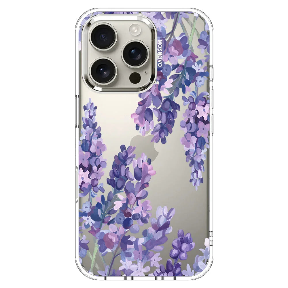 Lavender Phone Case - iPhone 16 Pro Case Clear