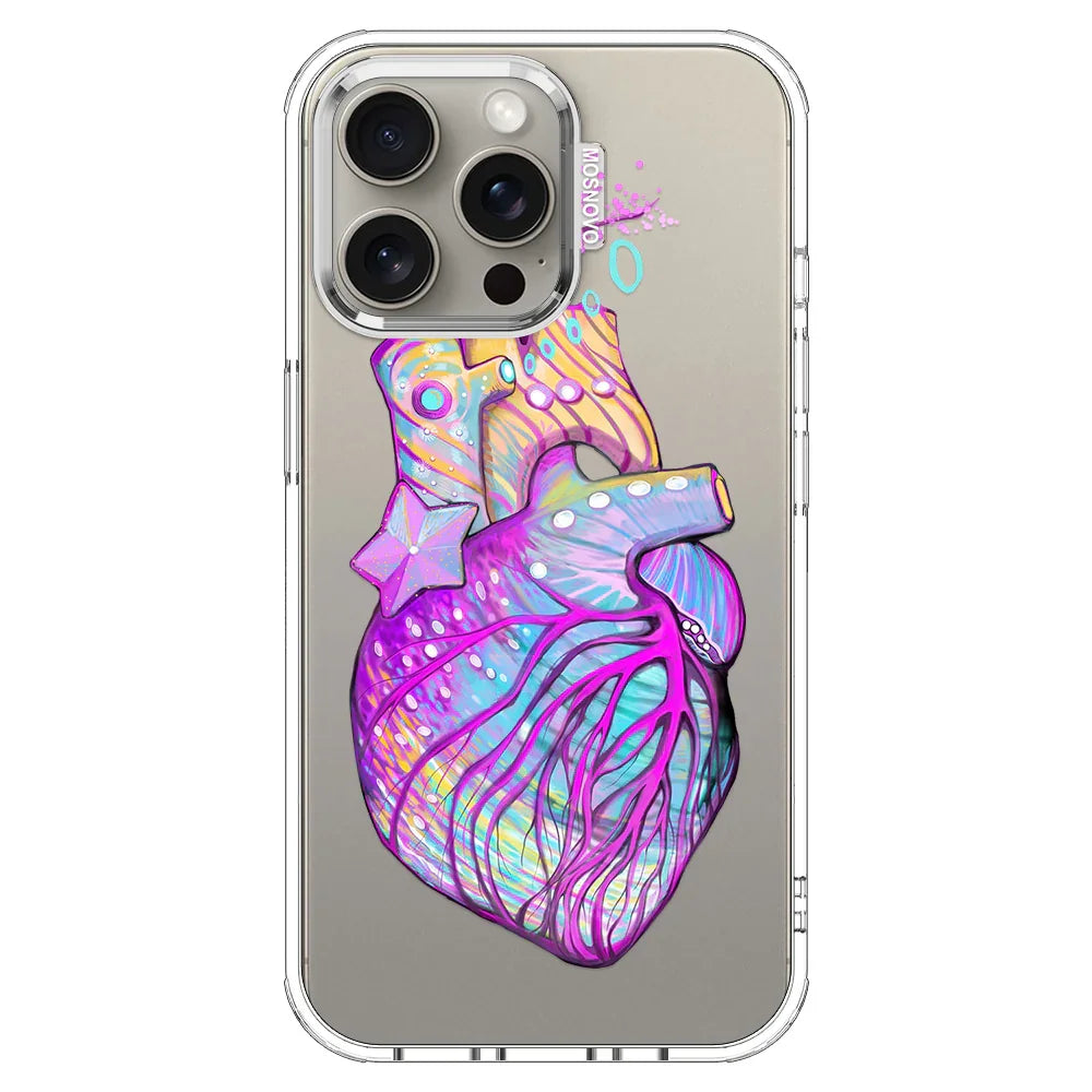 Art of Heart Phone Case - iPhone 15 Pro Max Case Clear
