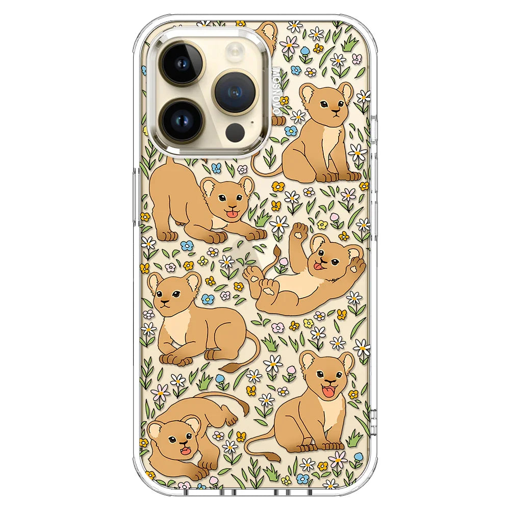 Cute Lion Phone Case - iPhone 14 Pro Max Case Clear