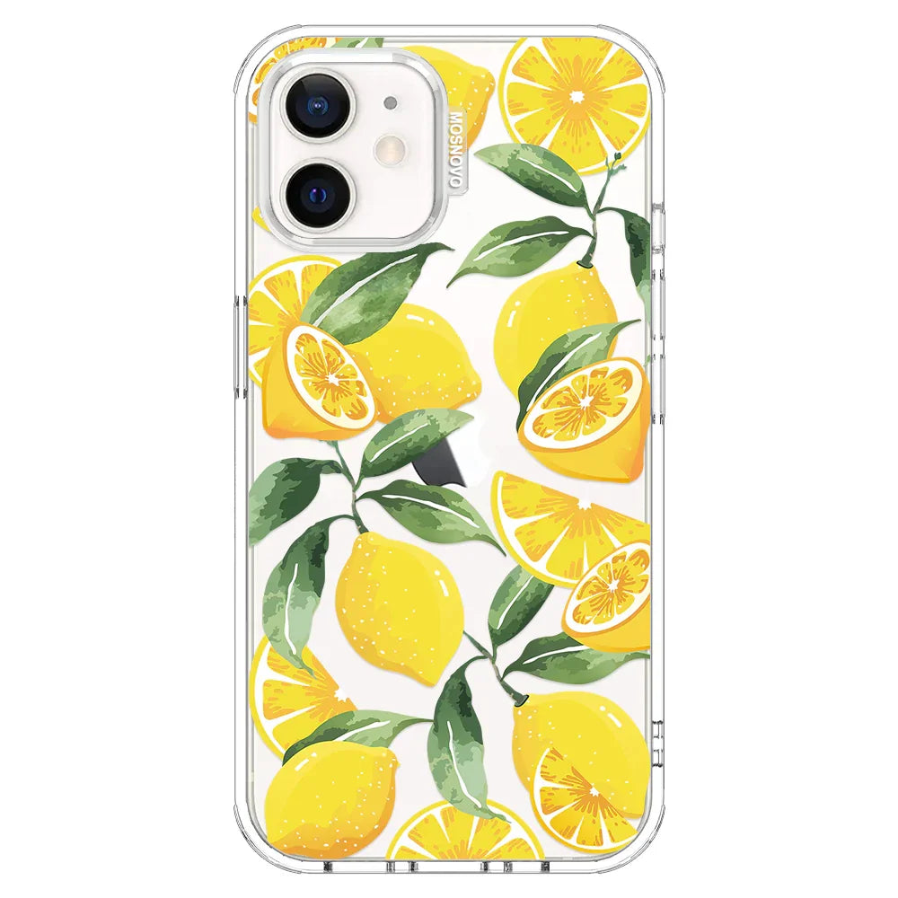 Lemon Phone Case - iPhone 12 Case Clear