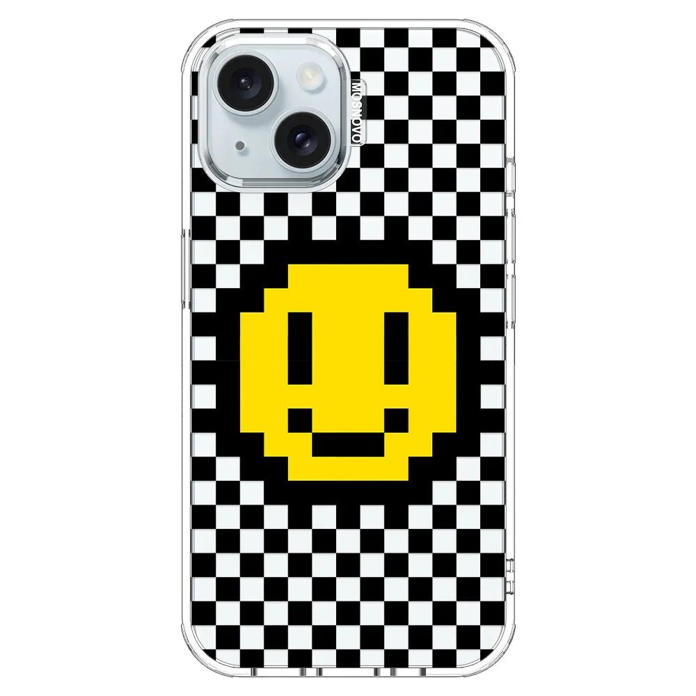 Smile Checkered Phone Case