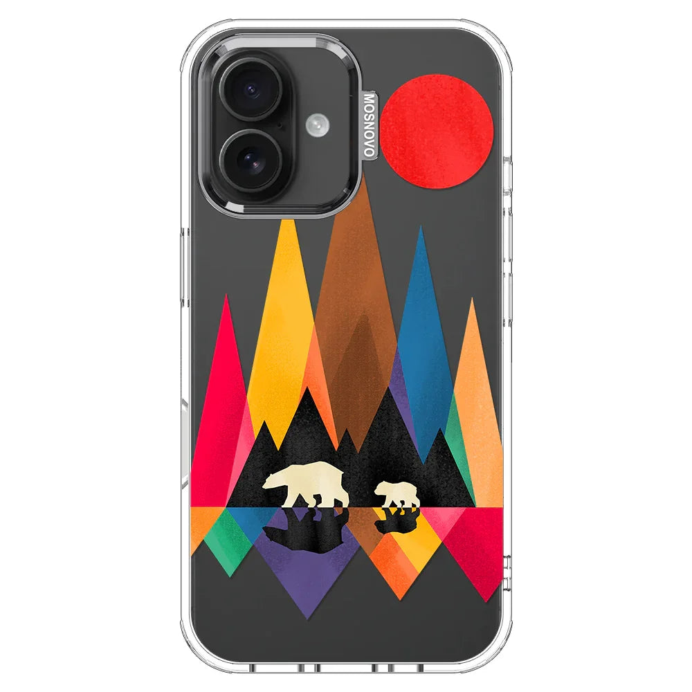 Mama Bear Phone Case - iPhone 16 Plus Case Clear