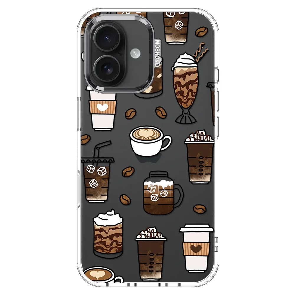 Coffee Phone Case - iPhone 16 Case Clear
