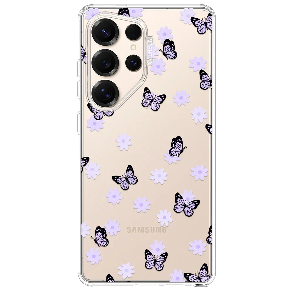 Lilac Butterfly Phone Case - Samsung Galaxy S25 Ultra Case – MOSNOVO