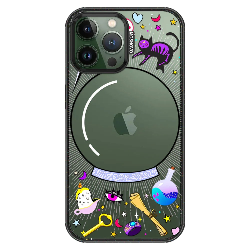 Wizardry Phone Case - iPhone 13 Pro Max Case Clear Black ShockStone