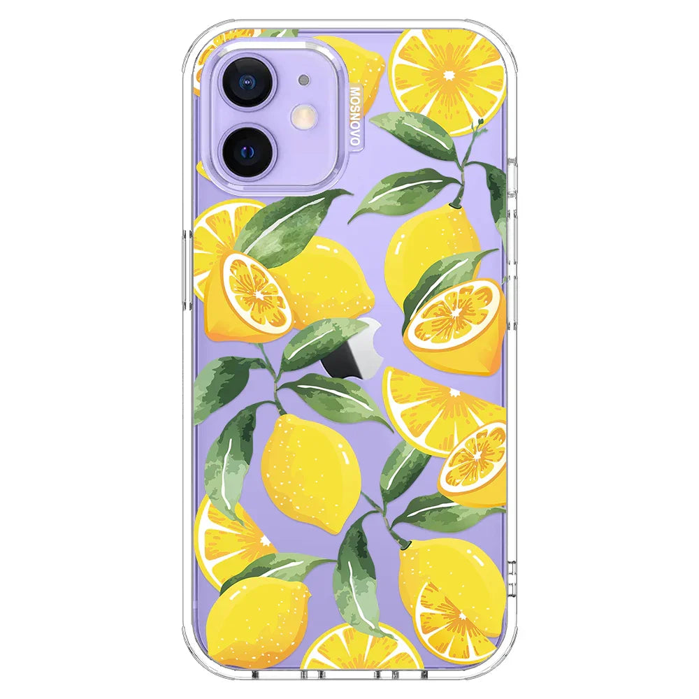 Lemon Phone Case - iPhone 12 Case Clear