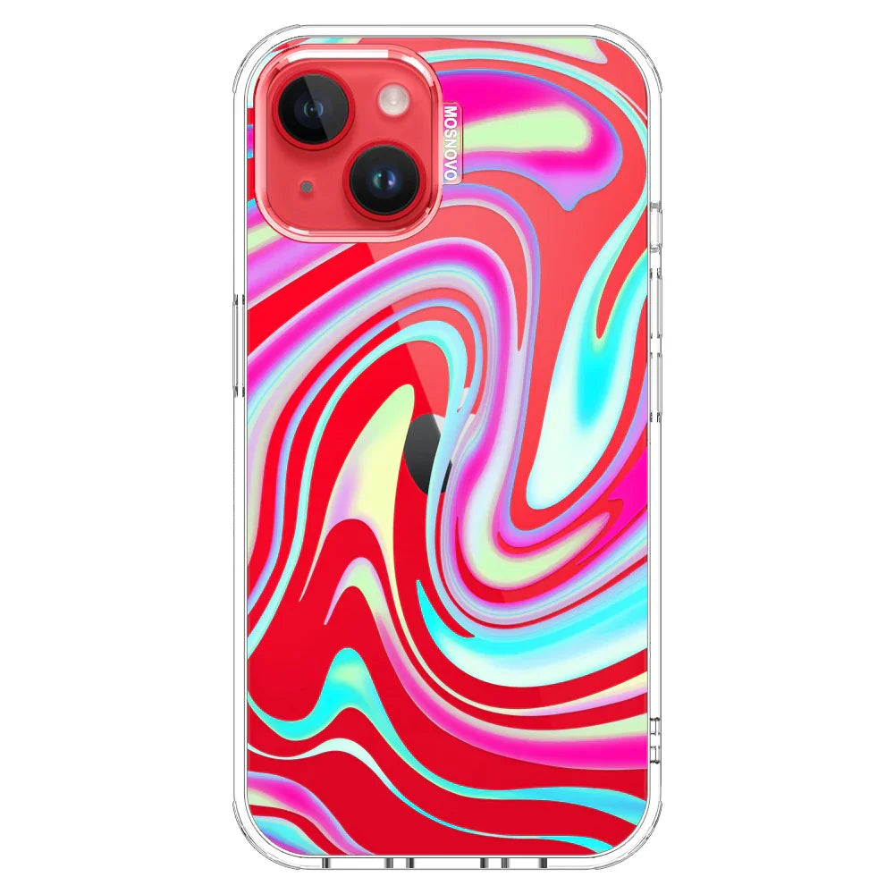 Psychedelic Swirls Phone Case - iPhone 13 Case Clear