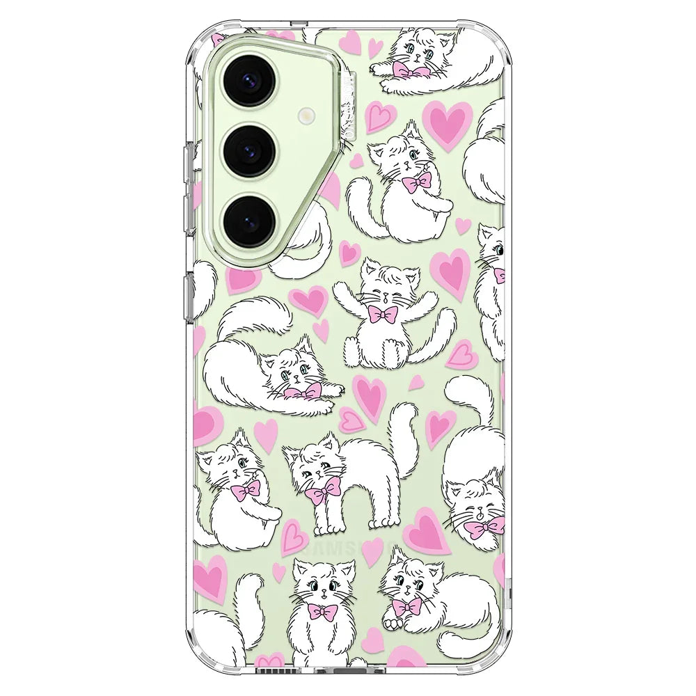 Kitties Phone Case - Samsung Galaxy S24 Plus Case Clear