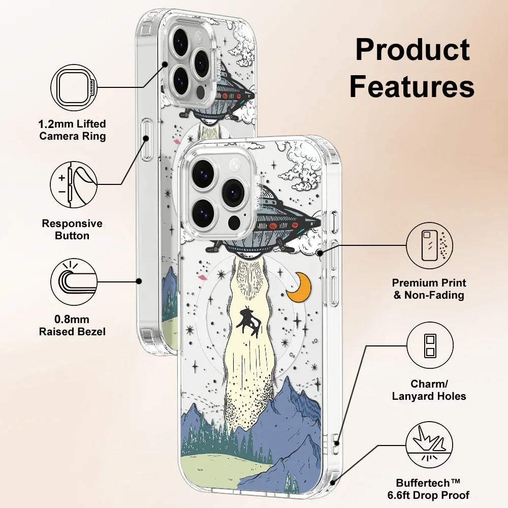UFO Phone Case - iPhone 13 Pro Max Case Clear With MagSafe