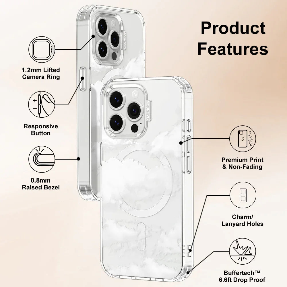 Cloud Phone Case - iPhone 13 Pro Case Clear With MagSafe