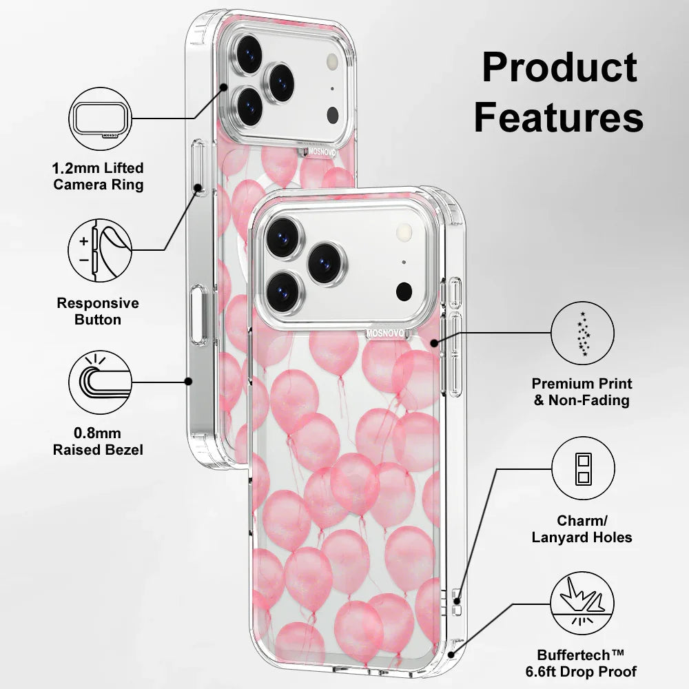BALLON iPhone 17 Pro Max ケース ピンク Bubblegum Pink iPhone 17