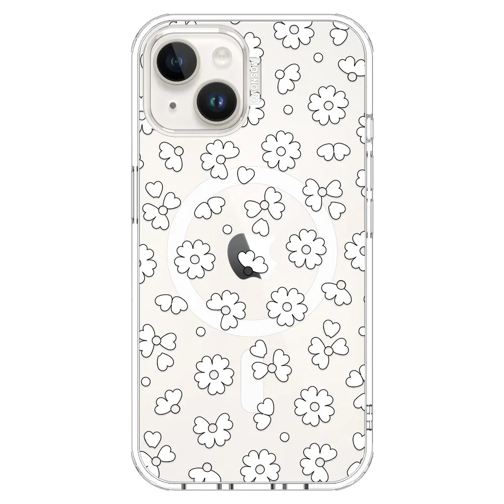 Floret Phone Case - iPhone 13 Case Clear With MagSafe