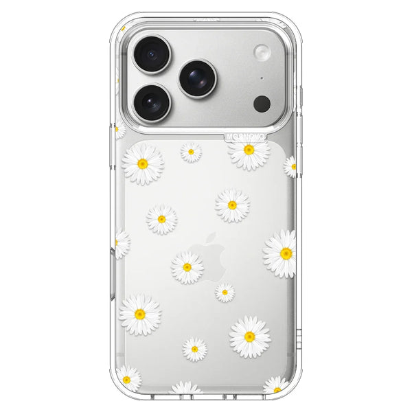 White Daisy Phone Case - iPhone 17 Pro Case – MOSNOVO