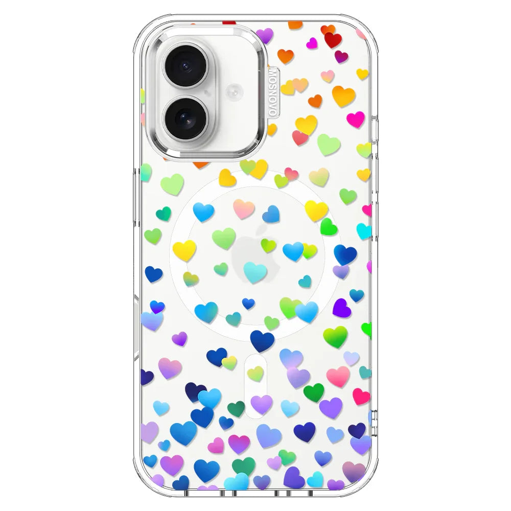 Love is Love Phone Case - iPhone 16 Plus Case Clear With MagSafe