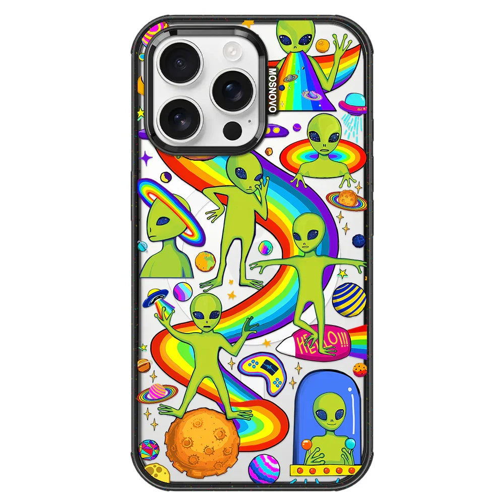 Funny Alien Phone Case - iPhone 16 Pro Max Case – MOSNOVO