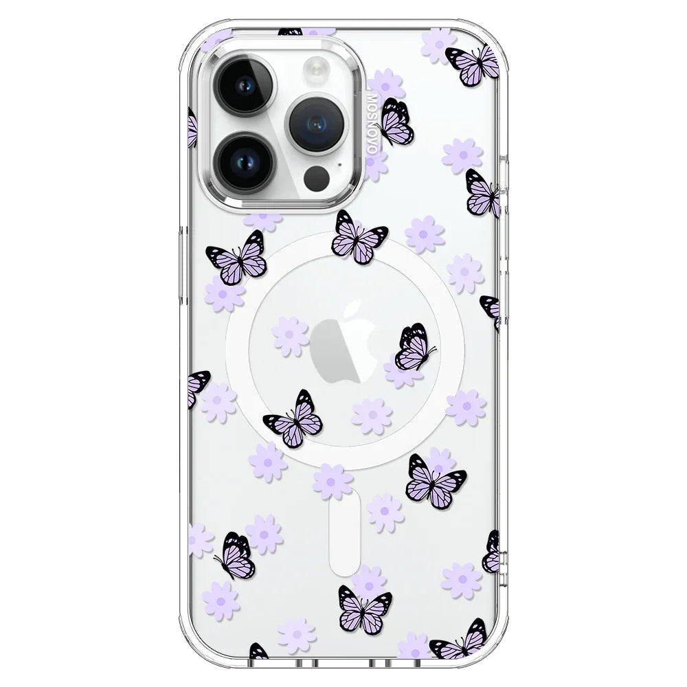 Lilac Butterfly Phone Case - iPhone 14 Pro Max Case Lilac Butterfly Phone Case - iPhone 14 Pro Max Case