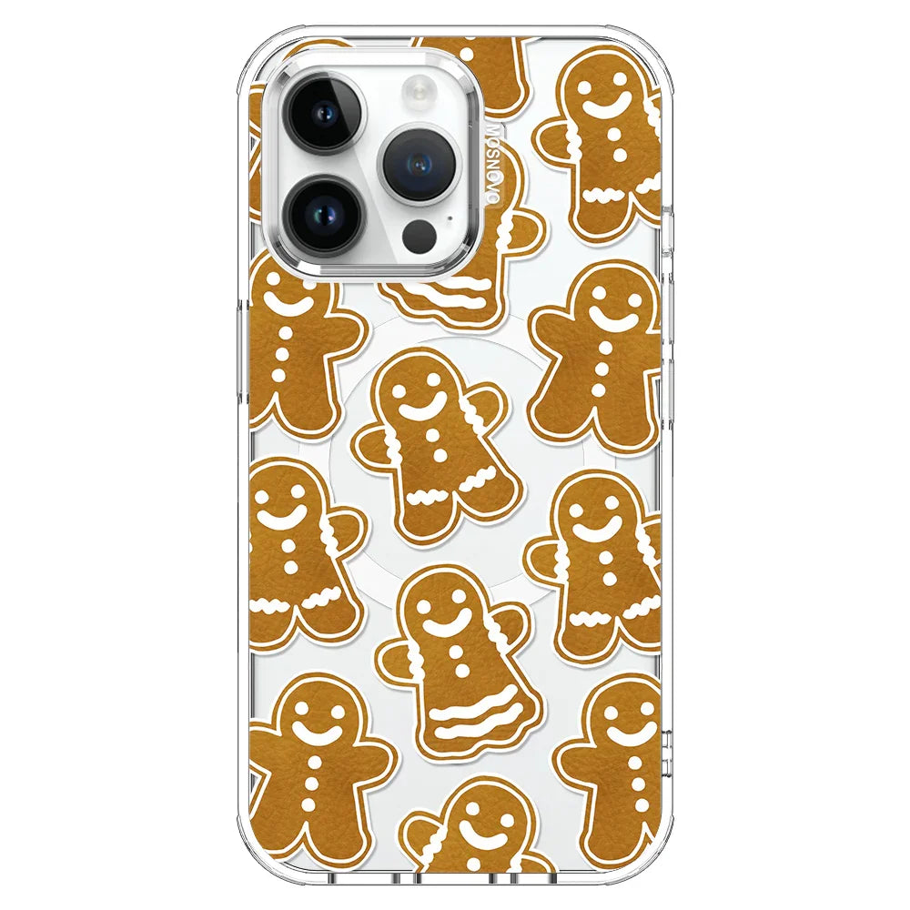 Ginger Breadman Phone Case - iPhone 14 Pro Max Case Clear With MagSafe