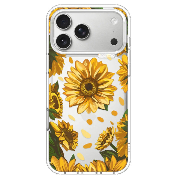 Sunflower Garden Phone Case - iPhone 17 Pro Max Case – MOSNOVO