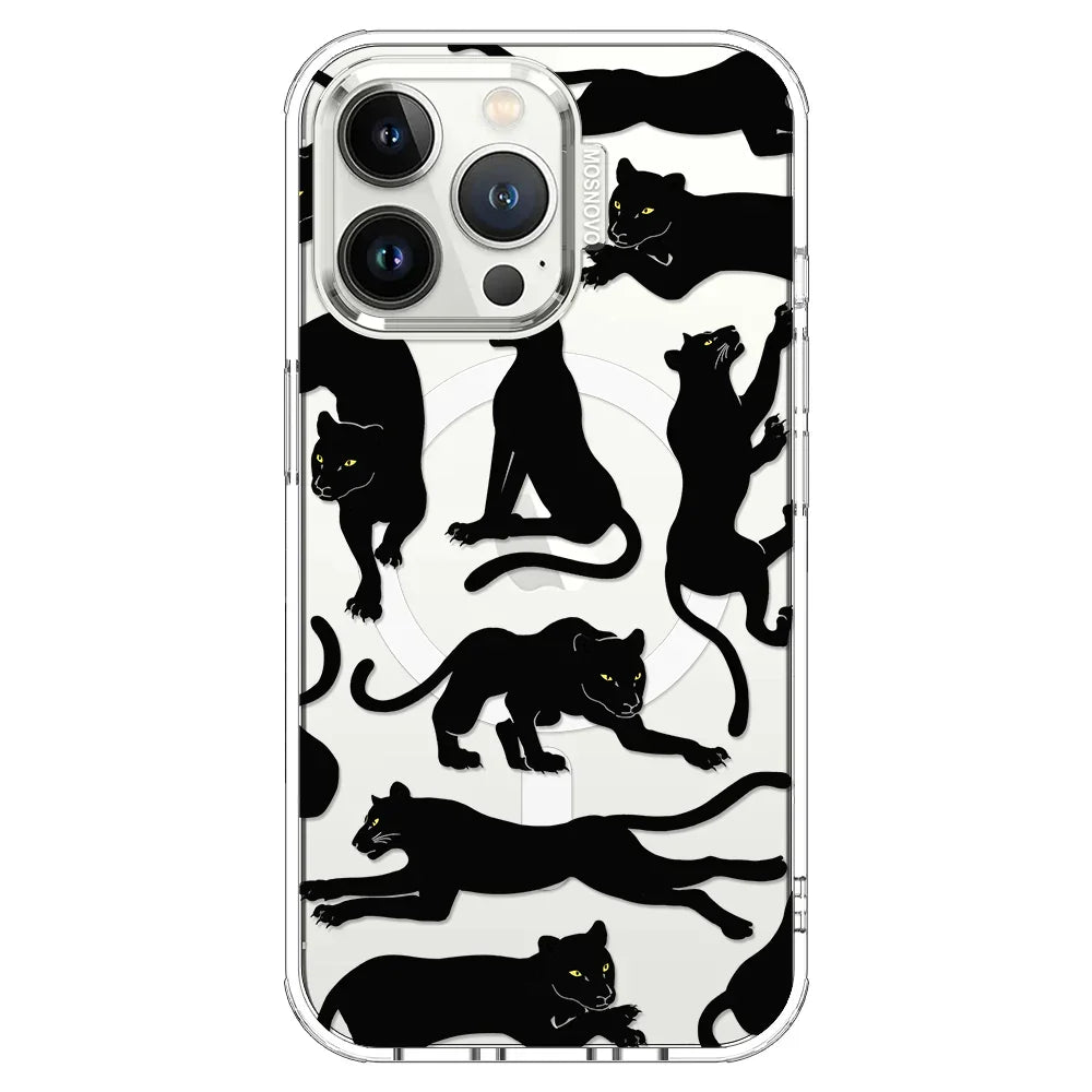 Black Panther Phone Case - iPhone 13 Pro Case Clear With MagSafe