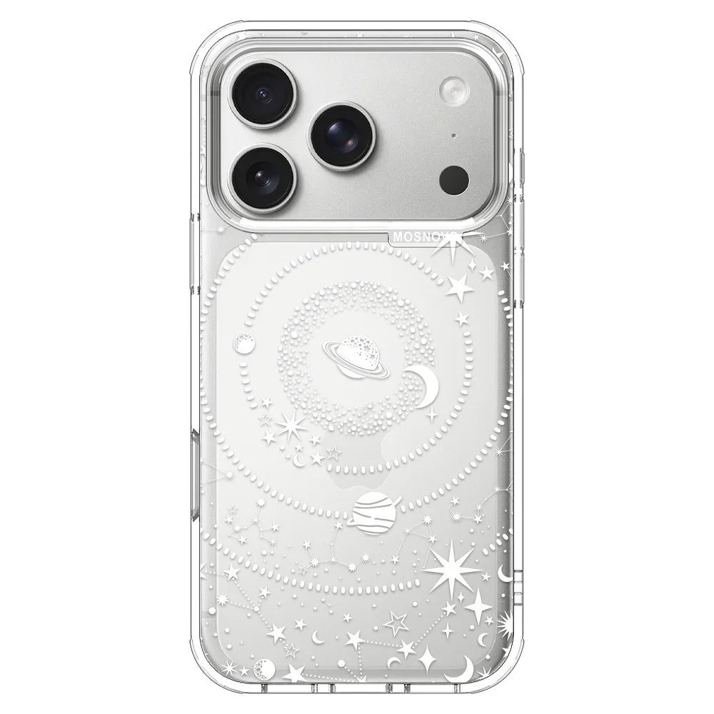 White Galaxy Phone Case - iPhone 17 Pro Case