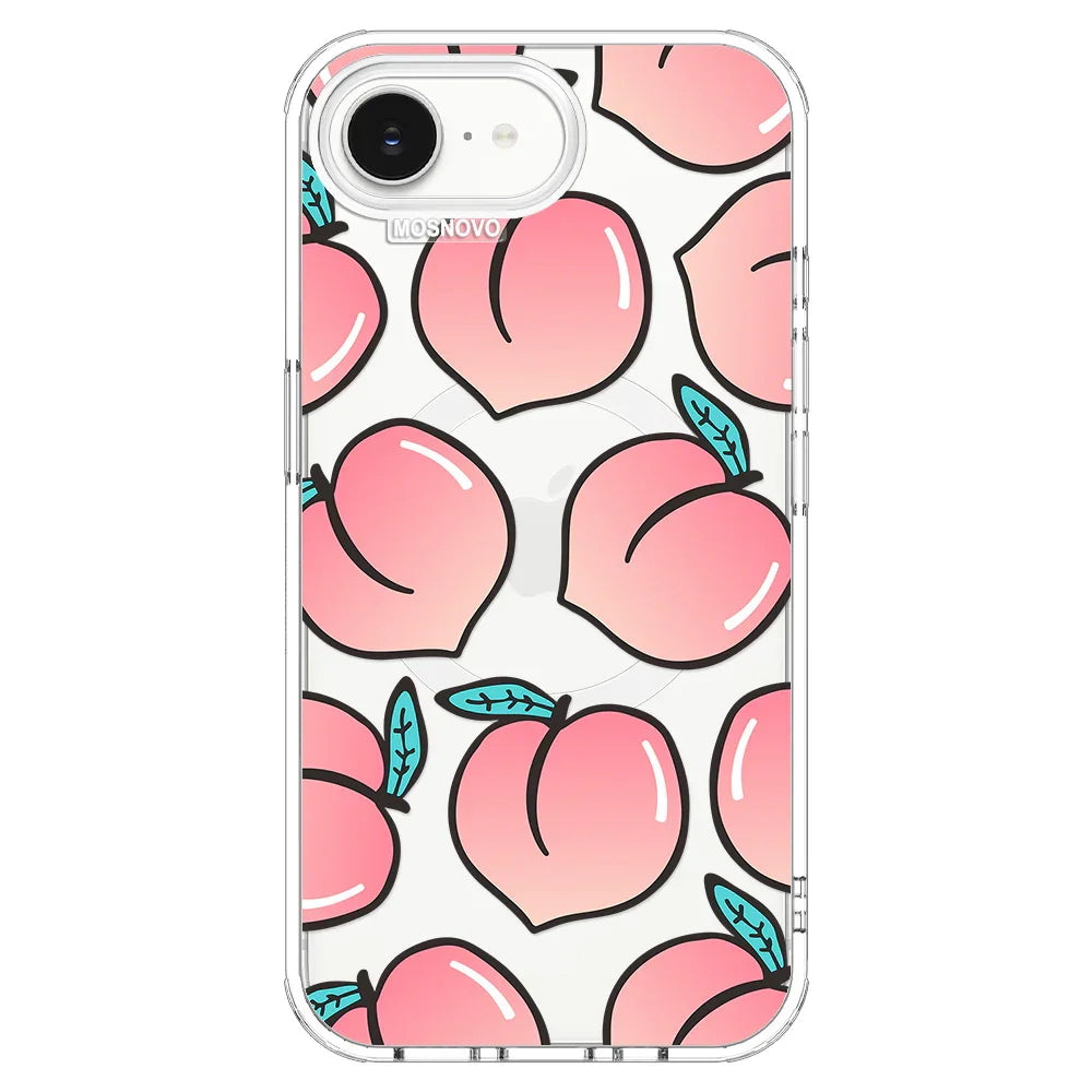 Cute Peach Phone Case - iPhone 16e Case – MOSNOVO