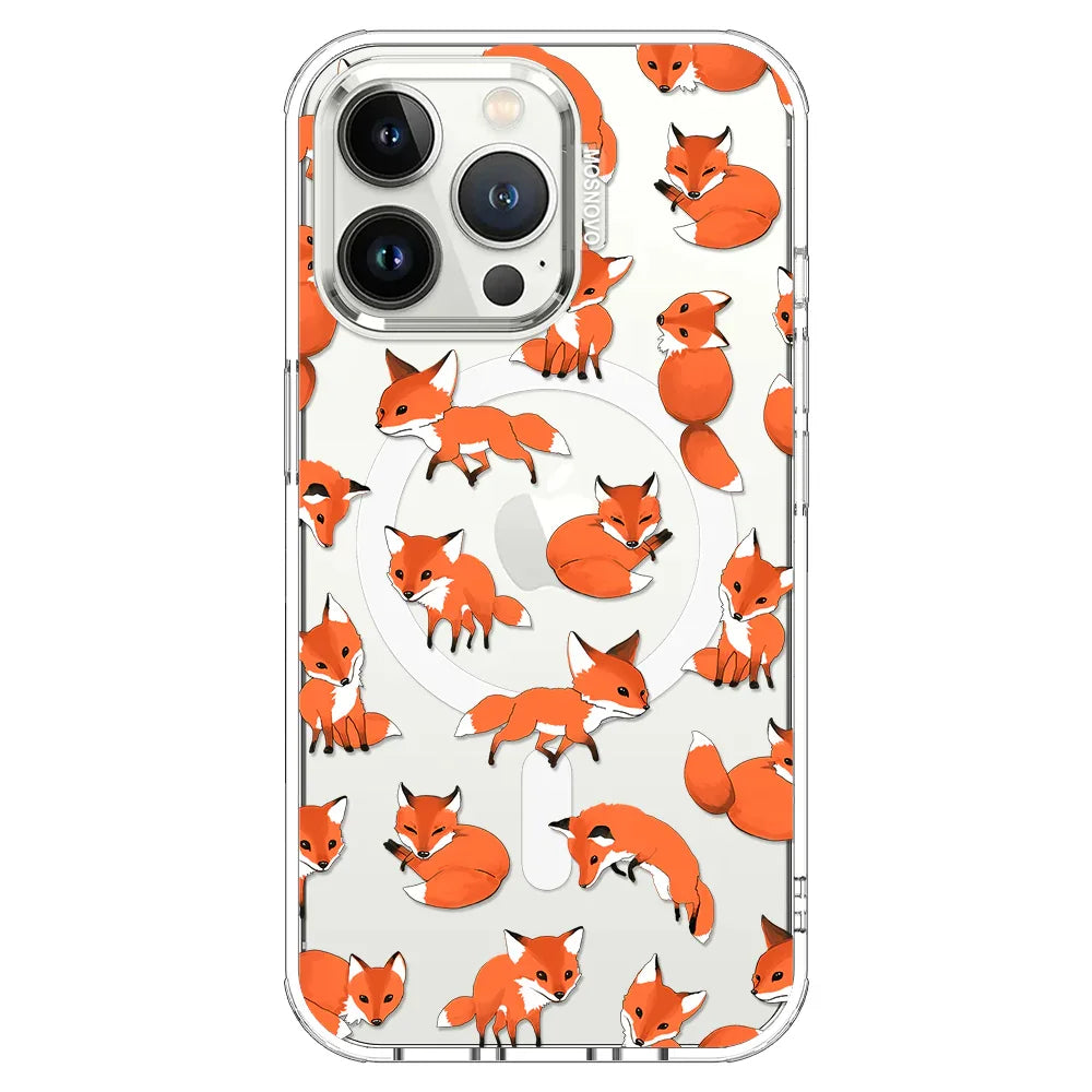 Fox Phone Case - iPhone 13 Pro Case Clear With MagSafe