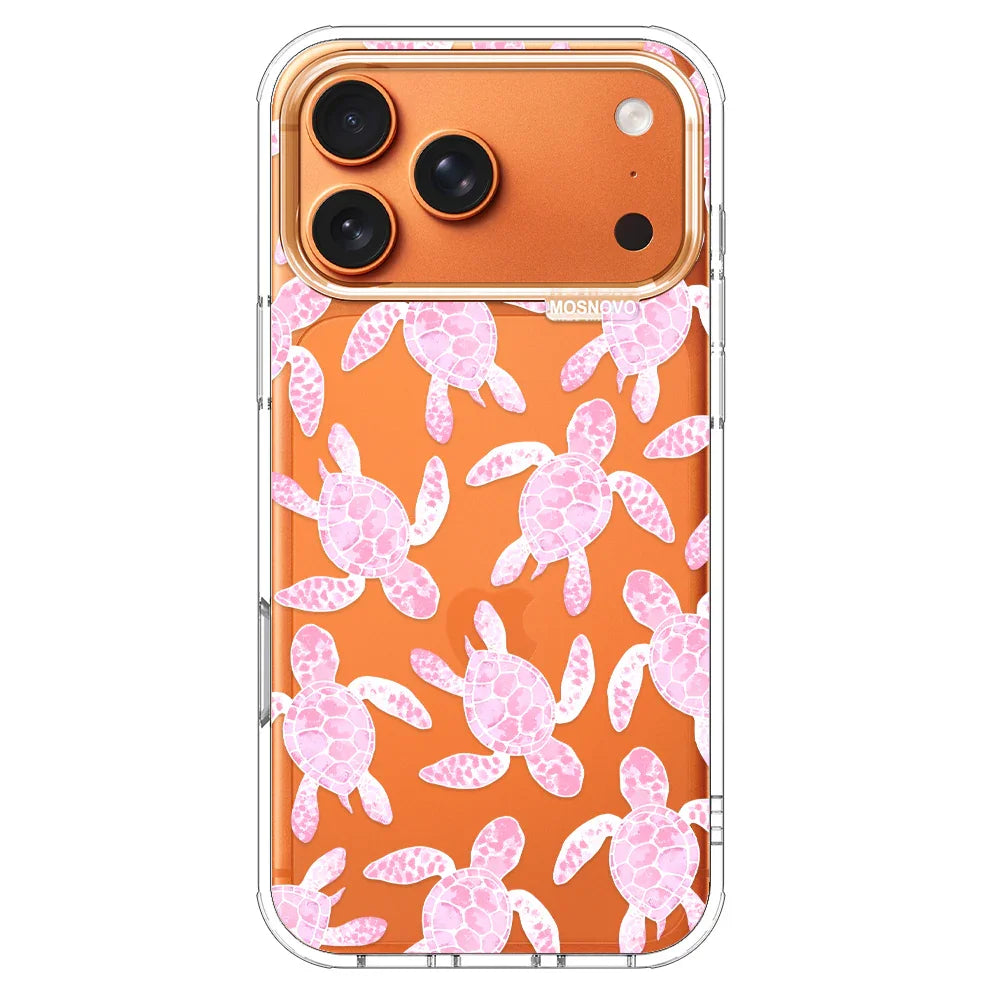 Pink Turtle Phone Case - iPhone 17 Pro Max Case – MOSNOVO