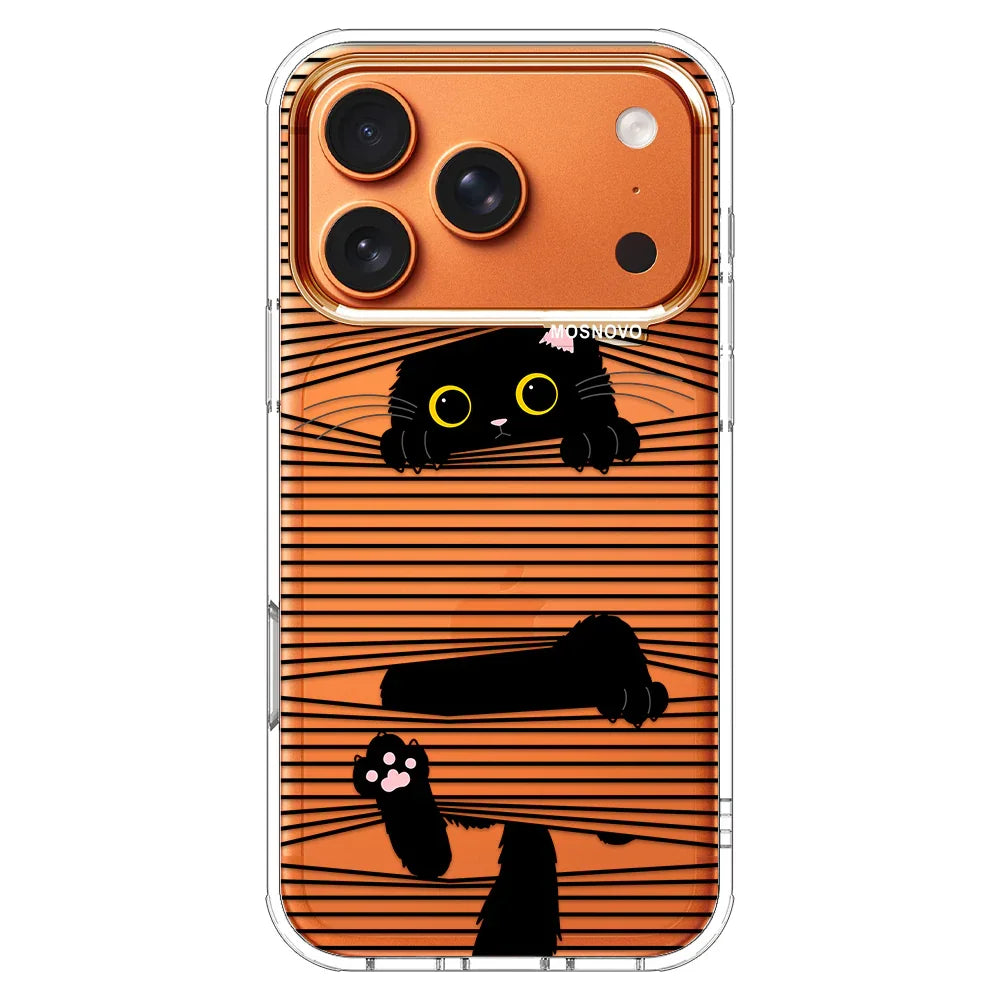 Cute Cat Phone Case Cute Cats At Home Case For IPhone 17 Pro - Dual Layer  Shockproof Hybrid Protective Cover (Hard Shell + Silicone)