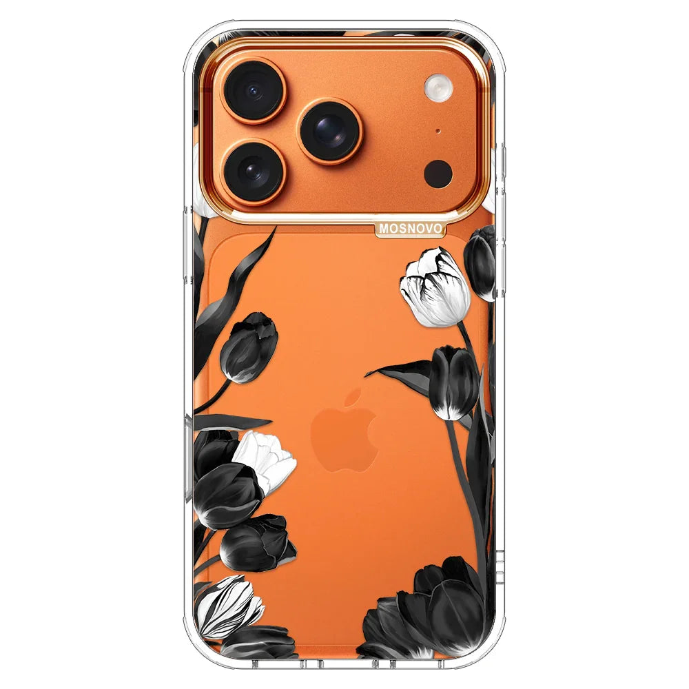 Black Tulips Phone Case - iPhone 17 Pro Case – MOSNOVO