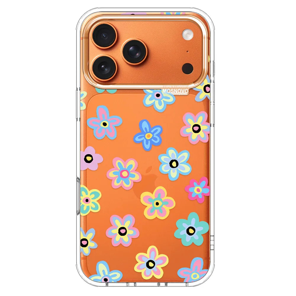 Groovy Flower Phone Case - iPhone 17 Pro Max Case – MOSNOVO