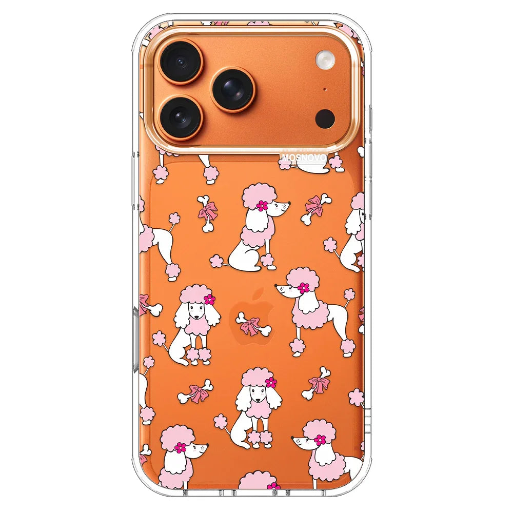 Pink Poodle Phone Case - iPhone 17 Pro Max Case – MOSNOVO