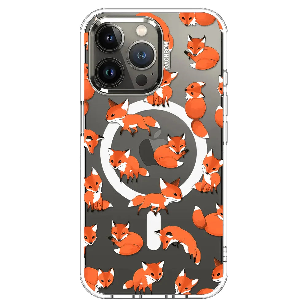 Fox Phone Case - iPhone 13 Pro Case Clear With MagSafe